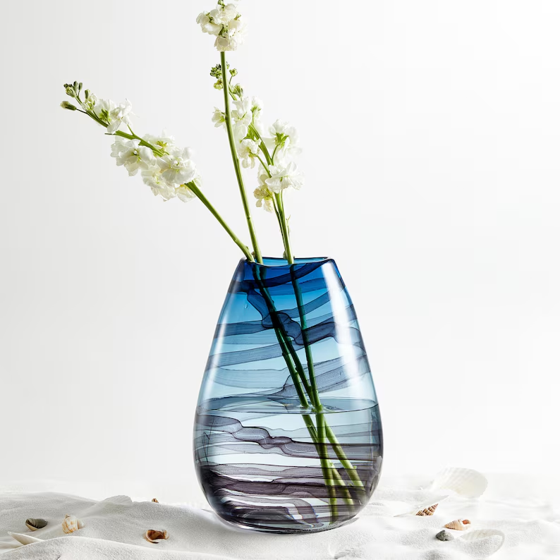 Handblown Glass Vase - Short