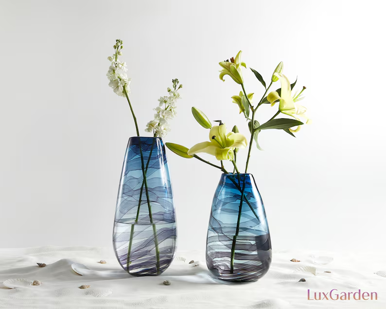 Handblown Glass Vase - Short